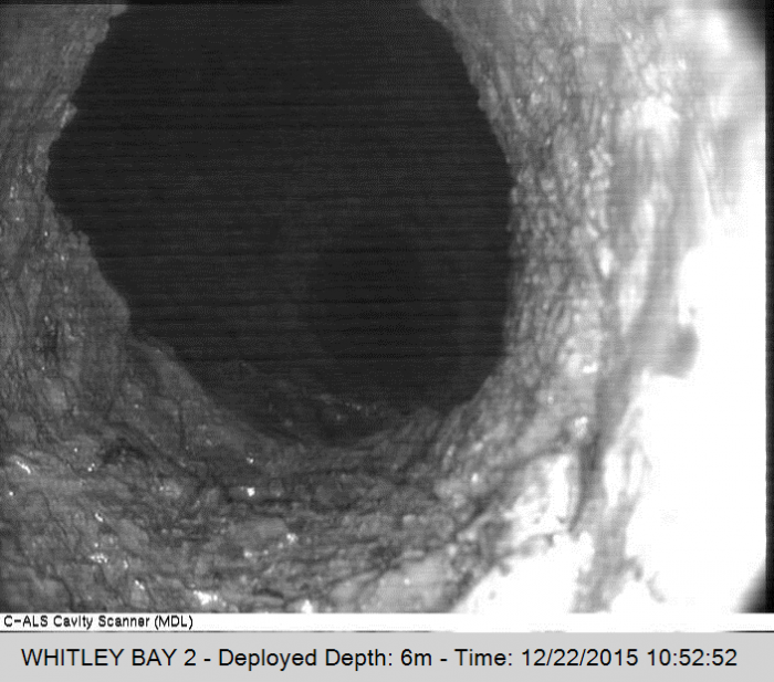 Old Mining Void Subsurface Laser Scan Survey Whitley Bay Geoterra