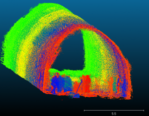 Queensbury Tunnel Subsurface Laser Scan Survey