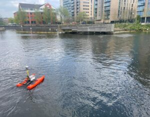 Subsurface Bathymetric Sonar Survey of the River Irwell