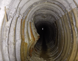 Aerial photogrammetry survey of 21 underground drainage adits
